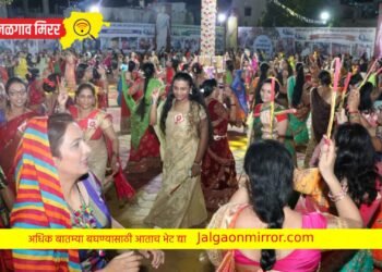 संवेदना फाऊंडेशनतर्फे आयोजित नवरात्री दांडिया महोत्सवाला प्रचंड प्रतिसाद