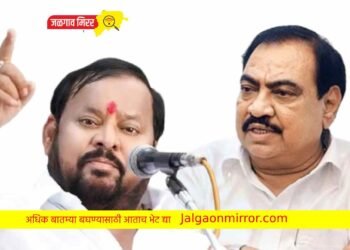 शिंदे गटातील आ.शहाजीबापूवर खडसेचा पलटवार म्हणाले…कसला मर्द..बायकोला…