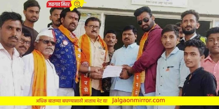 जामनेरात मनसेने राज्यपालांचा निषेध करीत दिले निवेदन