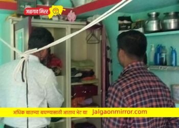 भर दिवसा शेतकऱ्याच्या घरात दीड लाखाची चोरी