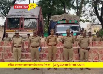 चोरटयानी कमालच केली खोके नव्हे तर बिअरचा ट्रकच लुटला; नाशिक महामार्गावर फिल्मी स्टाईल लूट