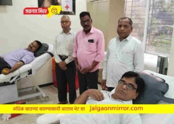 पत्रकार मदन लाठी यांचे ८२ वे रक्तदान !