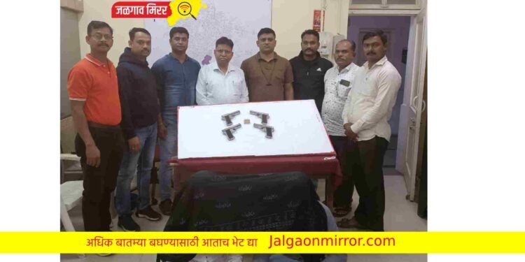 गावठी पिस्तुल बाळगणारे दोन जण ताब्यात; स्थानिक गुन्हे शाखेची कारवाई