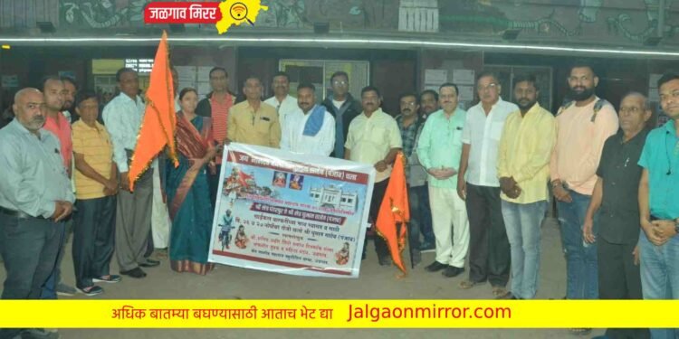 जळगावातून गुरुनानक देवांच्या जय घौशात भावीक श्री घुमान साहेब रवाना !