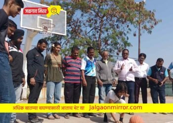 जिल्हास्तरीय शालेय मनपा १४ वयोगट बास्केटबॉल स्पर्धा उत्साहात 