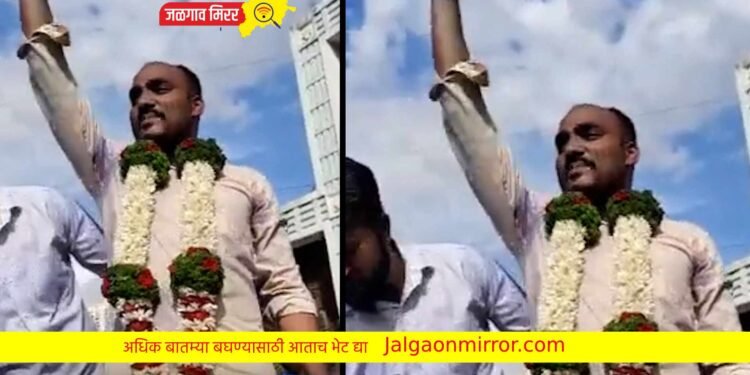 मंत्री पाटील यांच्यावर शाई फेकणाऱ्यांना जामीन ;दोघांची काढली मिरवणूक !