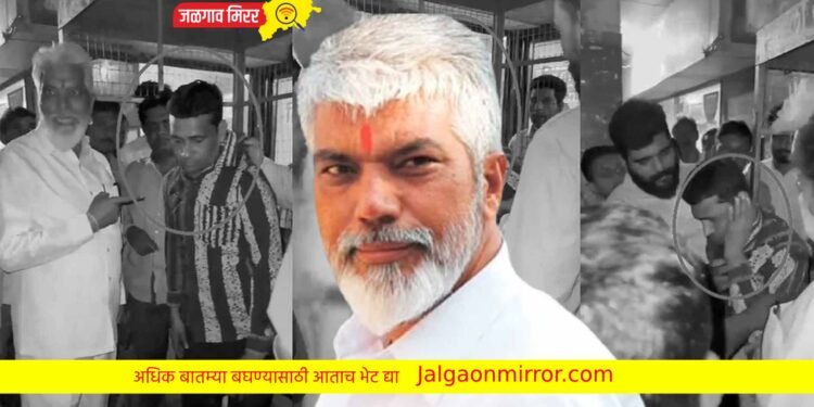 पोलिसांसमोर शिंदे गटाच्या मंत्र्यांची दादागिरी ; व्हिडीओ व्हायरल !