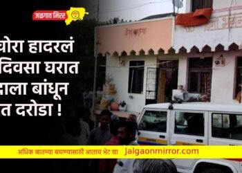 पाचोरा हादरलं : भरदिवसा घरात वृद्धाला बांधून ठेवत दरोडा !