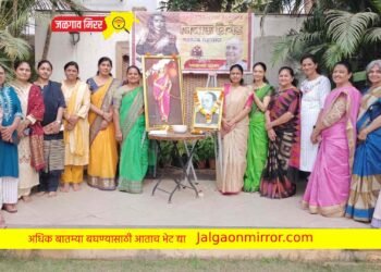 जिजाऊ ब्रिगेडच्यावतीने भारतरत्न डॉ.बाबासाहेबांना आदरांजली !