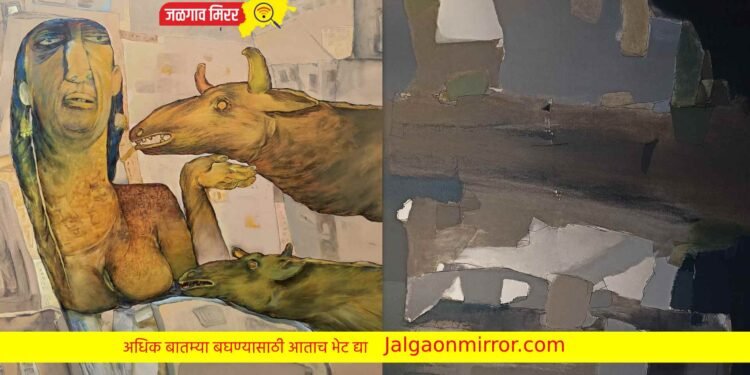 “चार भिंती” चित्र प्रदर्शंनातून पद्मश्री भवरलाल जैन यांना आदरांजली