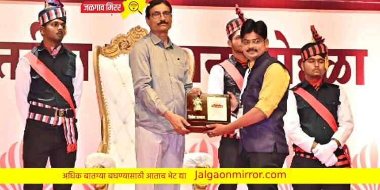 ‘जळगाव भूषण’ पुरस्काराने  प्रतीक पाटील सन्मानित