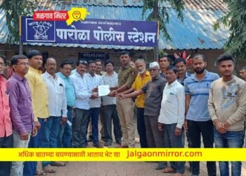 अमळनेरात घटने प्रकरणी : पारोळा पोलिसांना निवेदन !