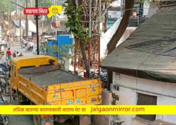 वाळूची चोरटी वाहतूक करणाऱ्या डंपरवर कारवाई !