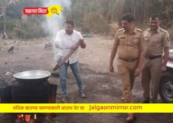 अमळनेर पोलिसांची धडक कारवाई ; गावठी हात भट्टीची दारू केली नष्ट !