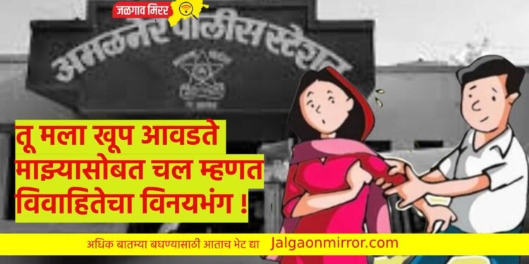 तू मला खूप आवडते माझ्यासोबत चल म्हणत विवाहितेचा विनयभंग !