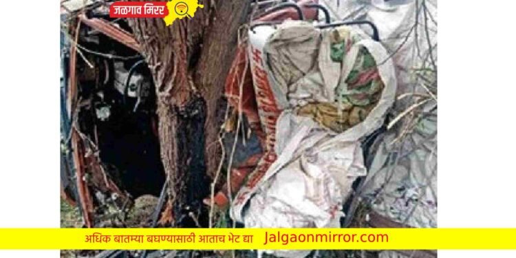 ममुराबाद-विदगाव रस्त्यावर भीषण अपघात ; एक ठार, सात गंभीर