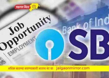 तरुणांसाठी नोकरीची मोठी ऑफर : एसबीआय बँक देणार भरगच्च पगार !