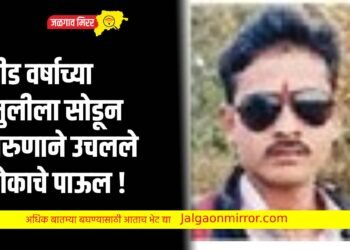 दीड वर्षाच्या मुलीला सोडून तरुणाने उचलले टोकाचे पाऊल !