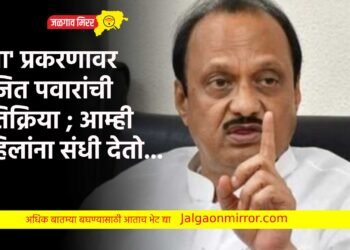 ‘त्या’ प्रकरणावर अजित पवारांची प्रतिक्रिया ; आम्ही महिलांना संधी देतो…