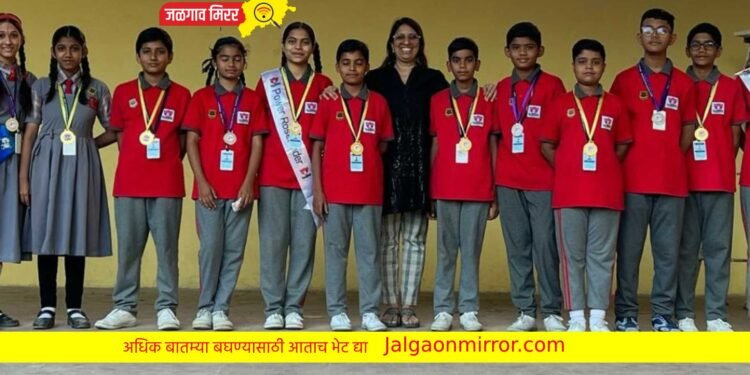 रोझलँड इंग्लिश मीडियम शाळेत विद्यार्थ्यांचा बक्षीस वितरण सोहळा