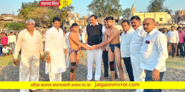 अमळनेरात रंगली कुस्त्यांची दंगल ; कोंडाजी व्यायामशाळा व मंगळग्रह सेवा संस्थेचे आयोजन !