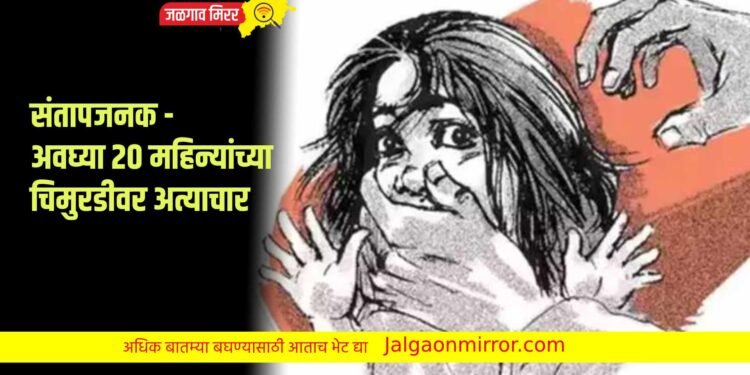 संतापजनक – अवघ्या 20 महिन्यांच्या चिमुरडीवर अत्याचार
