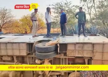 विठ्ठल भक्तांच्या ट्रॅव्हल्सचा अपघात ; १ ठार तर ८ जखमी !