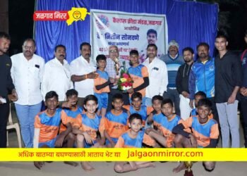 जळगावात ४० किलो वजनी गटाच्या कब्बडी स्पर्धा उत्साहात !