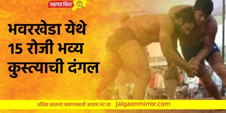 भवरखेडा येथे १५ रोजी भव्य कुस्त्याची दंगल