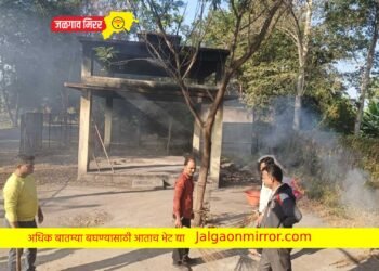 ‘वर्षाच्या सुरवातीला’ स्मशानभूमीची केली सफाई