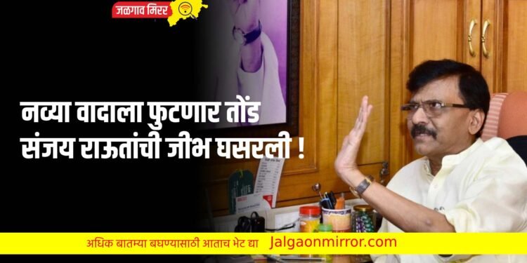 नव्या वादाला फुटणार तोंड : संजय राऊतांची जीभ घसरली !