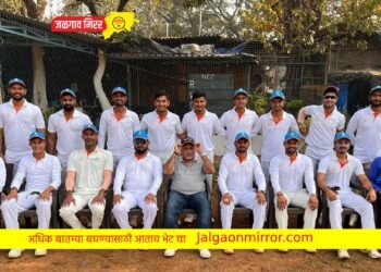 जैन इरिगेशनचा ‘ब’ संघ टाईमस् शिल्ड ; क्रिकेट स्पर्धेच्या ‘ड’ गटात अंतिम विजेता