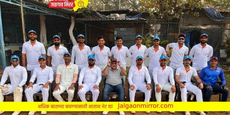 जैन इरिगेशनचा ‘ब’ संघ टाईमस् शिल्ड ; क्रिकेट स्पर्धेच्या ‘ड’ गटात अंतिम विजेता