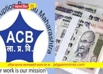 ग्रामसेवकाने २५ हजाराची लाच घेताच पोलिसांनी घेतले ताब्यात !