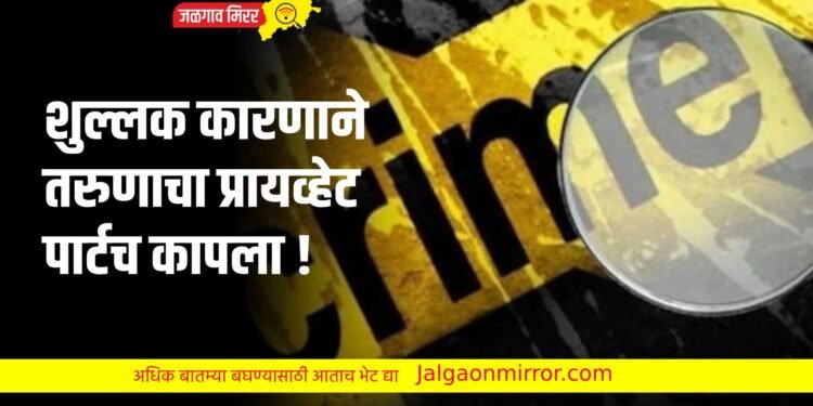 शुल्लक कारणाने तरुणाचा प्रायव्हेट पार्टच कापला !