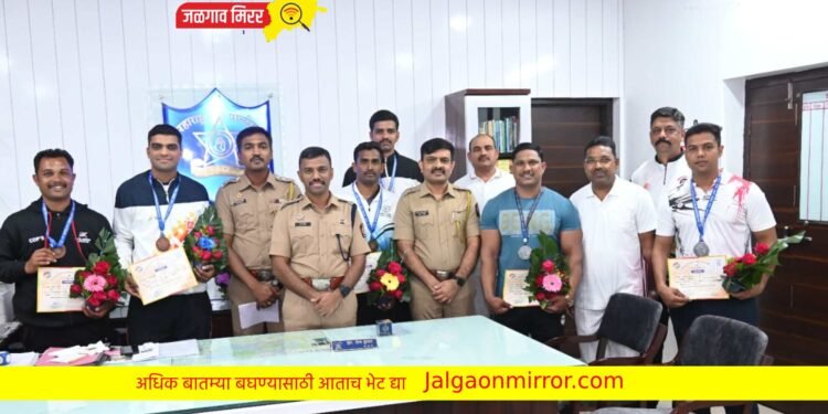 जळगाव पोलीस खेळाडूची चमकदार कामगिरी ; सात पदक प्राप्त !