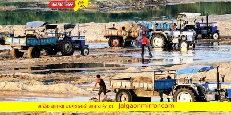 वाळूमाफियाची अशीही दंबगगिरी : पोलीस पाटलाच्या हाती दिली तुरी…