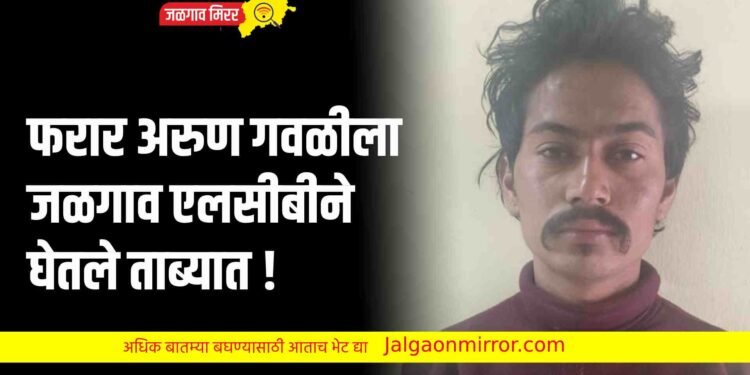फरार अरुण गवळीला जळगाव एलसीबीने घेतले ताब्यात !