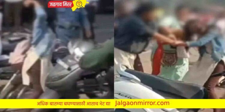 तरुणींच्या दोन गटात तुंबळ हाणामारी ; पहा व्हिडीओ !