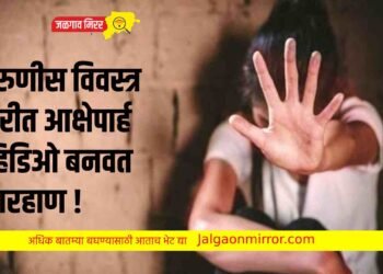 तरुणीस विवस्त्र करीत आक्षेपार्ह व्हिडिओ बनवत मारहाण !