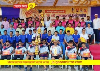 जळगावात मुख्यमंत्री चषक जिल्हास्तरीय शालेय डॉजबॉल स्पर्धा उत्साहात