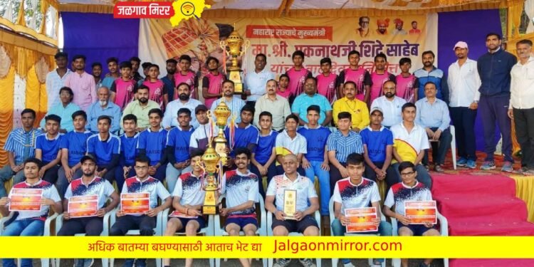 जळगावात मुख्यमंत्री चषक जिल्हास्तरीय शालेय डॉजबॉल स्पर्धा उत्साहात