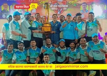 संत गाडगेबाबा स्पर्धेचे विजेतेपद सलग दुसऱ्या वर्षी डेबूजी वोरीयर्स संघाकडे
