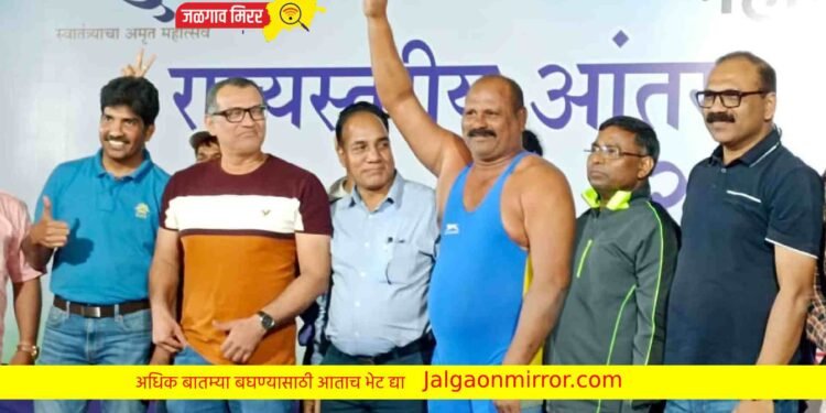 महावितरणच्या क्रीडा स्पर्धेत भानुदास विसावे यांची कुस्तीत सुवर्णपदकाला गवसणी