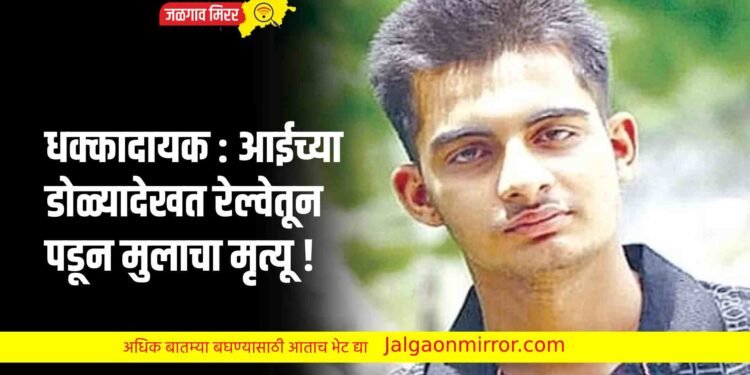 धक्कादायक : आईच्या डोळ्यादेखत रेल्वेतून पडून मुलाचा मृत्यू !