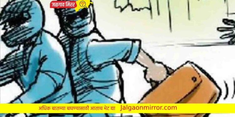 वृद्धाला धक्काबुकी करीत लाखो रुपये लांबविले !