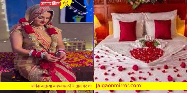 वधू वराच्या मधुचंद्राचा व्हिडीओ व्हायरल ; नवरीला पाहून बसला झटका !