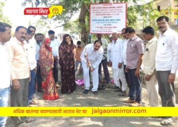 पाडळसरे येथे आमदार अनिल पाटील यांच्या हस्ते तीन कोटींचा विकास कामांचे भूमिपूजन