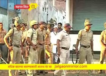 छत्रपती संभाजीनगरमध्ये दोन गटात राडा ; मंदिराबाहेरची जाळली कमान !