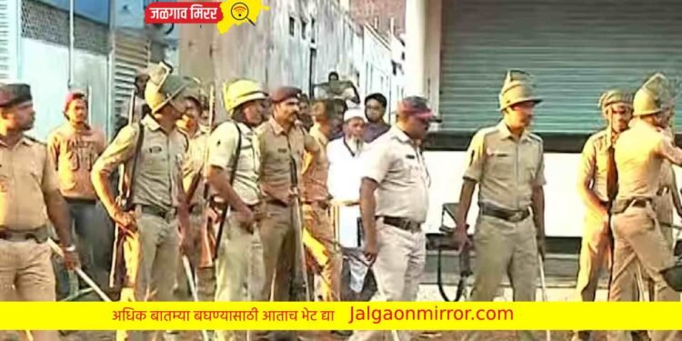 छत्रपती संभाजीनगरमध्ये दोन गटात राडा ; मंदिराबाहेरची जाळली कमान !